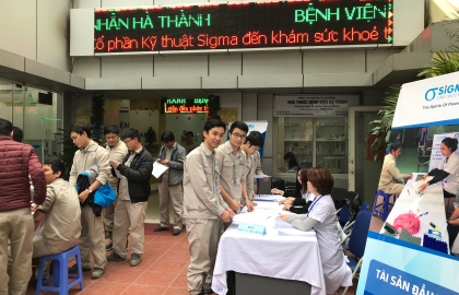 Sigma triển khai chương trình khám sức khỏe định kỳ năm 2018